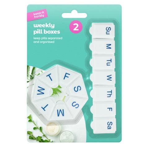 weekly pill box tesco